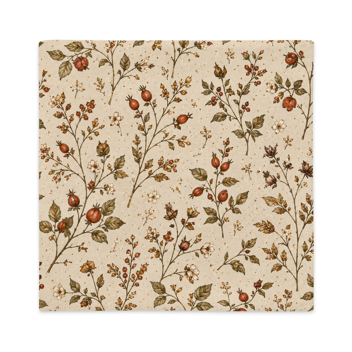 Rosehip & Wild Berry Botanical Pillow Cover