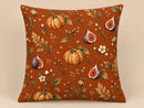 Pumpkin & Fig Harvest Botanical Pillow Cover