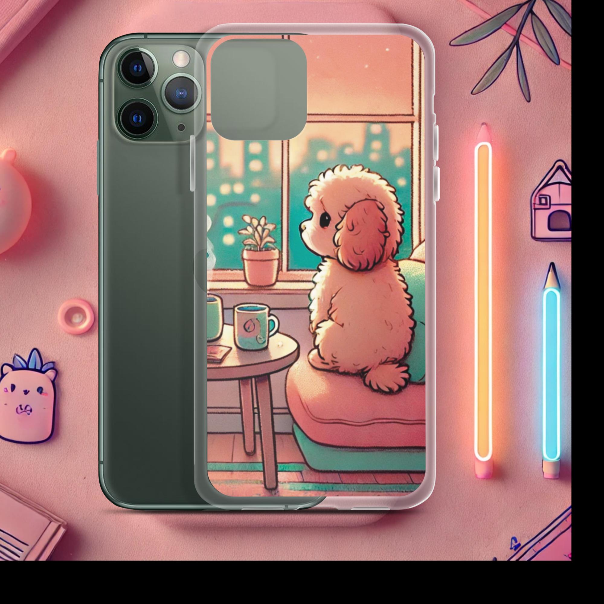 Sunset City Glow - Lofi Kawaii Clear Case for iPhone® - iPhone 11 Pro | High - Quality Phone Case | Curated Chroma Designs