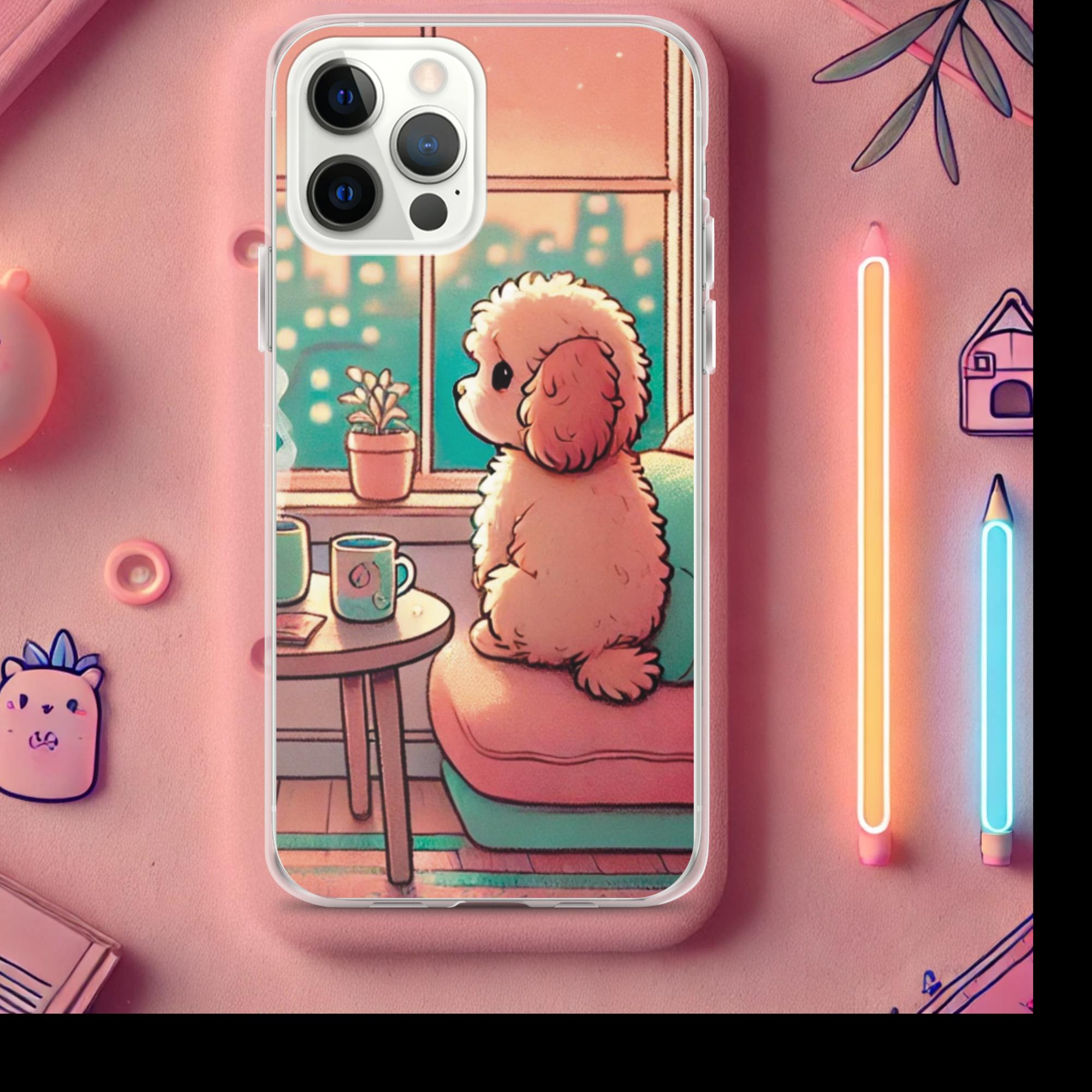 Sunset City Glow - Lofi Kawaii Clear Case for iPhone® - iPhone 12 Pro Max | High - Quality Phone Case | Curated Chroma Designs