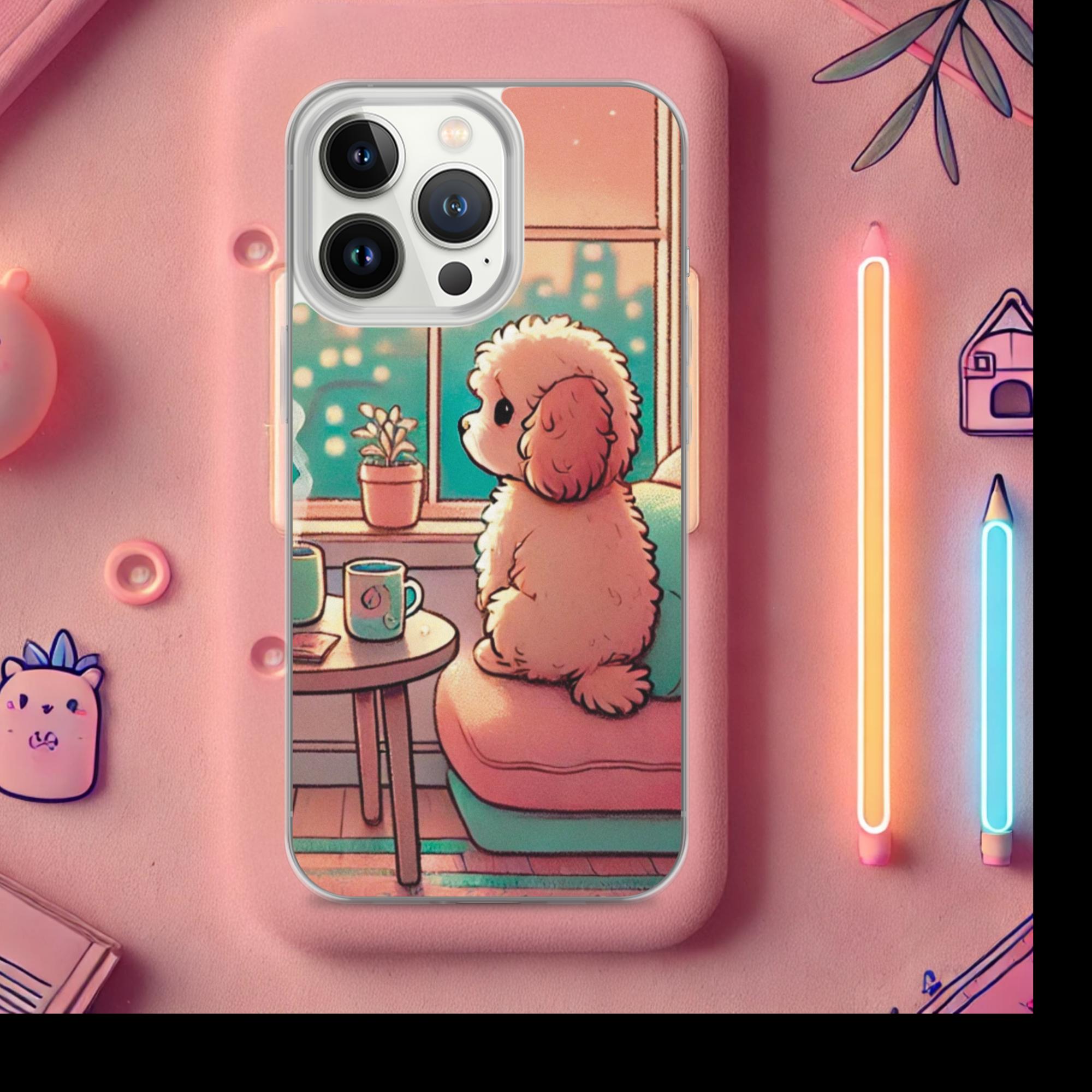 Sunset City Glow - Lofi Kawaii Clear Case for iPhone® - iPhone 13 Pro | High - Quality Phone Case | Curated Chroma Designs