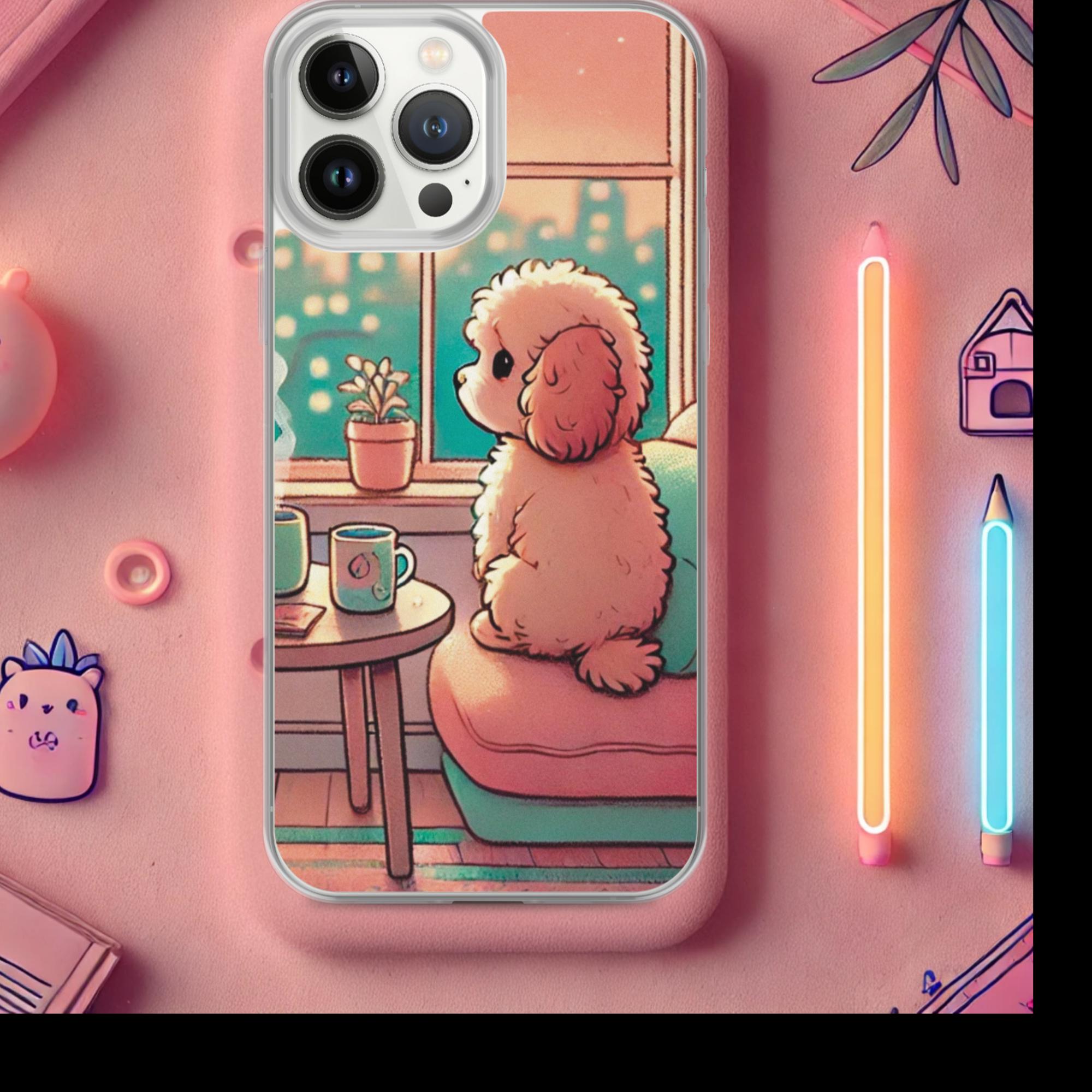 Sunset City Glow - Lofi Kawaii Clear Case for iPhone® - iPhone 13 Pro Max | High - Quality Phone Case | Curated Chroma Designs