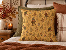 Woodland Mushroom Foraging Pillow Cover